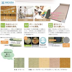 セキスイ 美草 MIGUSA ロール畳(ポータ...の詳細画像1