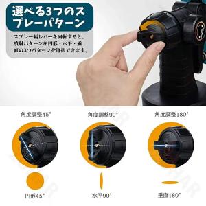 最新型!スプレーガン 充電式 電動スプレーガン...の詳細画像2