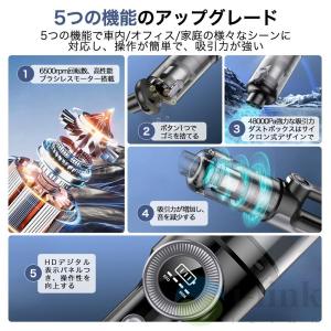 掃除機 スティック掃除機 車用掃除機 コードレ...の詳細画像2