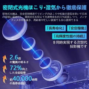 プロジェクター 小型 天井投影 家庭用 4K対...の詳細画像5