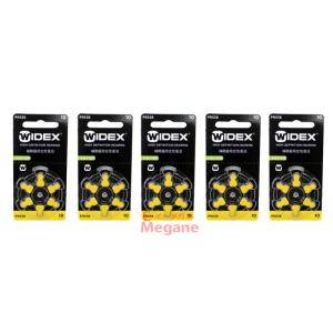 郵送なら送料無料！WIDEX ワイデックス 補聴器用空気電池（補聴器用電池）PR536（10）　5パックセット