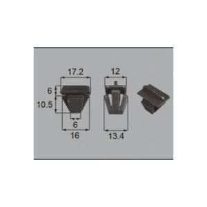LIXIL/TOSTEM ドア引戸(引き戸)用部品 ピースクリップ振れ止め 玄関店舗勝手口引戸(引き...