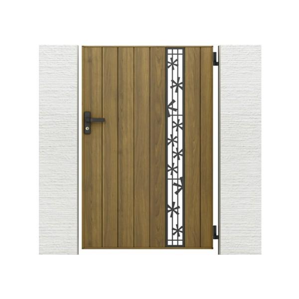 門扉 リクシル 開き門扉AA TS2型 縦桟 片開き 09-12/09-14 埋込使用 W900×H...