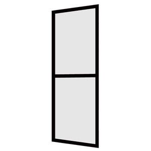 玄関引戸(引き戸) 菩提樹用網戸 2枚建戸ランマ無 普通枠 212型(五本格子) 6145 W124...