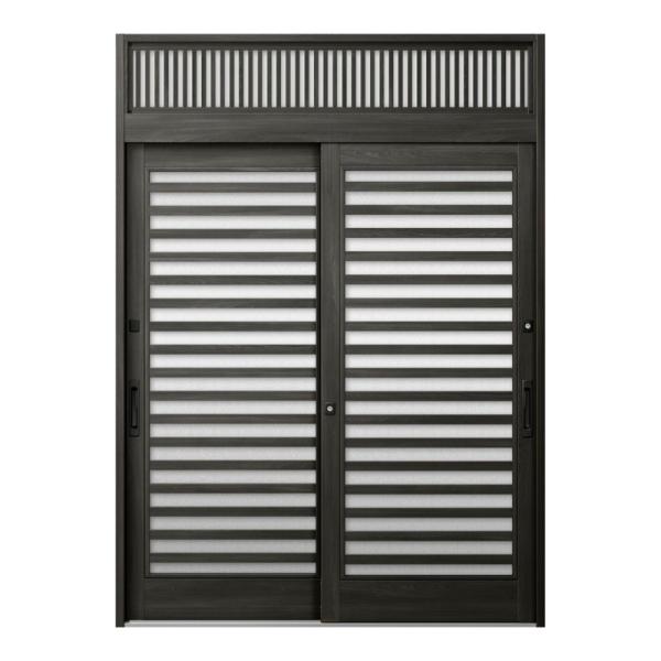 玄関引き戸JS 23P型 W164/169/187×H23 玄関引戸 2枚建 ランマ付 LIXIL ...