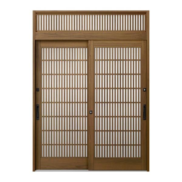 玄関引き戸JS 24P型 W164/169/187×H23 玄関引戸 2枚建 ランマ付 LIXIL ...