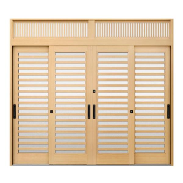 玄関引き戸JS 23P型 W260/351×H23 玄関引戸 4枚建 ランマ付 LIXIL リクシル...