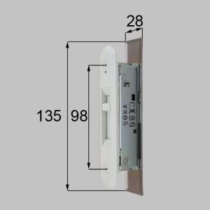 LIXIL/TOSTEM製玄関引戸(引き戸)用召合錠・内錠 召合せ内錠セット L1Y52｜tategushop