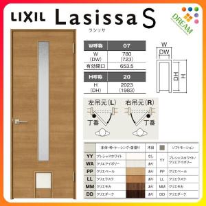 ペットドア付室内ドア ラシッサS LGB ノンケーシング枠 0720 W780×H2023mm ガラス入りドア 錠付き/錠なし リクシル LIXIL 建具 室内ドア 交換 リフォーム DIY｜tategushop