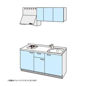 コンパクトキッチン ティオ Tio LixiL 壁付I型 ベーシック W1650mm 間口165cm(グリルなし1口コンロ用) グループ3 リクシル システムキッチン 流し台｜tategushop