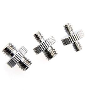 CAMVATE 1/4''変換1/4''オスオスネジ+1/4''変換3/8''オスオスネジ+3/8''変換3/8''オスオスネジアダプター カメラ 三