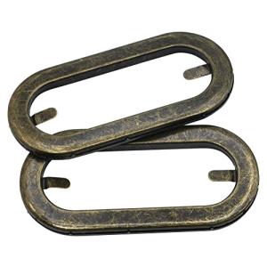 NASKA 持ち手 ツメ式ハトメ持ち手金具 AG アンティークゴールド