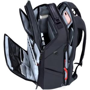 [ABIBA] 【2024年ファスナー徹底 リュック メンズ ビジネスリュック リュックサック スクエアリュック 大容量 旅行用リュック PCリュック