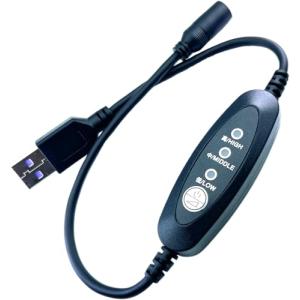 CNCTWO(コネクトツー) 7.4v/8.4v 昇圧ケーブル 電熱ベスト、電熱パンツ、電熱グローブ モバイルバッテリーが使用できる USB(オス)-