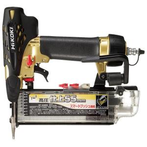 【未使用】HIKOKI　55ｍｍ　常圧仕上釘打機　NT55M2　【ハンズクラフト熊本けやき通り店】 HiKOKI（ハイコーキ） 高圧仕上釘打機NT55HM2ケース付セット