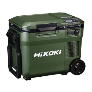 HiKOKI（ハイコーキ）18V コードレス冷温庫 フォレストグリーン UL18DC(WMG) 18L　マルチボルト蓄電池1個付(充電器別売)充電機能付｜tatsumax-y