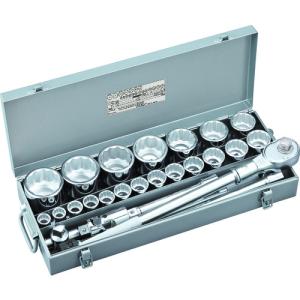 TRUSCO ソケットレンチセット 6角タイプ 差込角6．35 14S