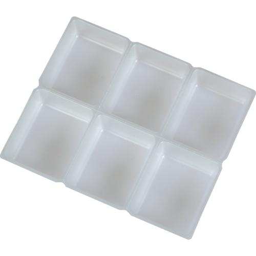 ＴＲＵＳＣＯ　ＰＰトレー　角　ミシン目付き　６マス　５１Ｘ６６　２０枚入 (161-3379) (P...