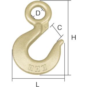 大洋 重量フック用バネ金具 2t〜B−3t用（1024121