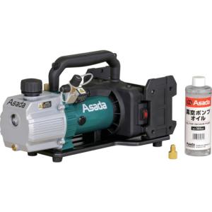アサダ 真空ポンプ1.8CFM Eco 空調工事用真空ポンプ WV210 返品種別B