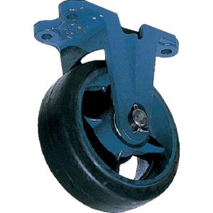 京町　鋳物製金具付ゴム車輪（幅広） 京町産業車輌（株）