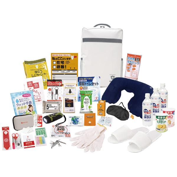 (メーカー直送品 代引不可) 能登のためにチャリティー防災30点セット FNT-AA (防災リュック...