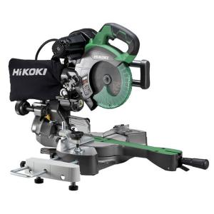 HiKOKI（ハイコーキ）190mm 卓上スライド丸のこ C7RSHD(K)　レーザーマーカ付　チップソー(黒鯱)付