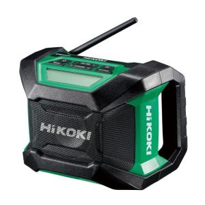 (あすつく　平日13時まで)HiKOKI　14.4V/18V/AC100V共用 コードレスラジオ小型軽量タイプ UR18DA(NN)【本体のみ】※バッテリー、充電器別売｜tatsumax