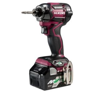 【3月末まで買い換え特価！】　HiKOKI（旧　日立工機）　コードレスインパクトドライバ WH36DC(2XPR)　フレアレッド