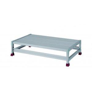 ピカコーポレイション YAMAZEN アルミ作業台(1段) YPS-1-10025 ピカコーポレイション YAMAZEN アルミ作業台(1段) YPS-1-10025
