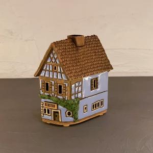 キャンドルハウス リトアニア 陶器 キャンドルホルダー キャンドル 家