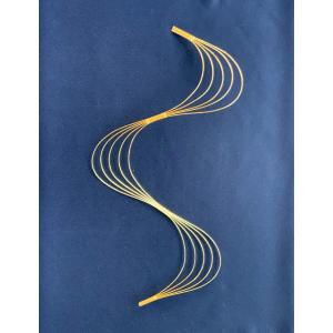 水引 水引飾り 金 ゴールド 曲線 キレイ お正月飾り