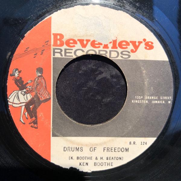 Ken Boothe /  Drums of Freedom 7inch Beverley's Re...