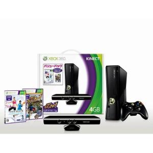 Xbox 360 4GB + Kinect バリューパック Kinectゲーム2本同梱 メーカー生産終了