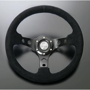 D1 SPEC ステアリング DEEP70 バックスキン / レッドステッチ 33φ 35φ