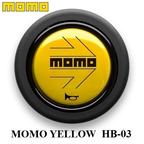 MOMO ホーンボタン HB-03 MOMO YELLOW（モモ イエロー） センターリングなしステ...