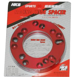 HKB レーシングワイドスペーサー 4mm レッド HK-41 4穴5穴共用 P.C.D.100／1...