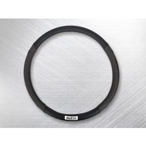 Sparco CORSA ステアリングカバー レザー ブラック SPC1113BKJ-S Sサイズ（...