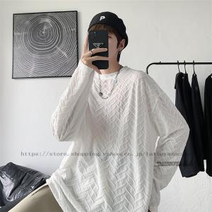 Tシャツ メンズ 薄手 ロングパンツ メンズファッション 丸い襟 ゆったり 大人セクシー 通勤 韓国ファッション カジュアル秋冬 新作 21litmct0050 Tatsuya商店 通販 Yahoo ショッピング