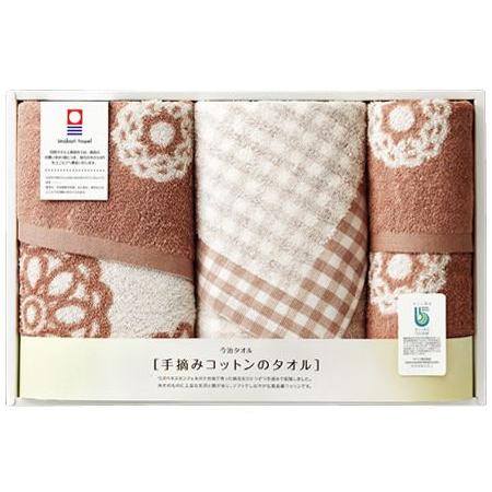 愛媛特産品・今治手摘みコットンのタオル フェイスタオル(2P)・ウォッシュタオル(2P) 引出物・内...