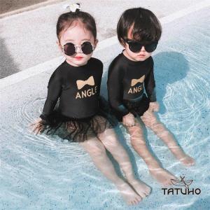 子供水着 女の子 男の子 ワンピース型水着 長袖 体型カバー 韓国風 水着 可愛い 女の子 スイムウェア 温泉 スイムウエア ビーチ 子ども Y Fairyhouse 通販 Yahoo ショッピング