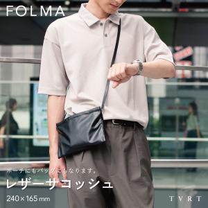 ショルダーバッグ サコッシュ レザー 本革 メンズ レディース 2way ポーチ スマホ 薄型 お出かけ おしゃれ ブランド シンプル 軽量 爆買 Tps-203 【TVRT】