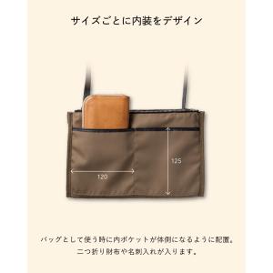 ショルダーバッグ サコッシュ レザー 本革 メ...の詳細画像3