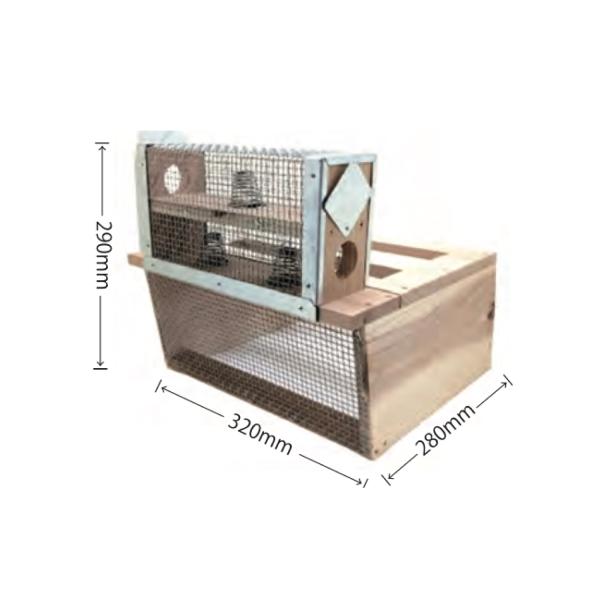 スズメバチ捕殺器二層式