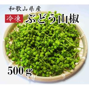 冷凍ぶどう生山椒250g 和歌山県産実山椒 青山椒 和スパイス 調味料
