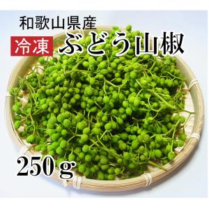 冷凍ぶどう生山椒250g 和歌山県産実山椒 青山椒 和スパイス