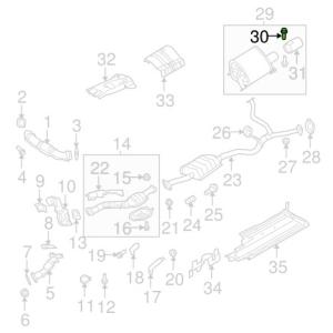 【STI-スバル】SPORTS PARTS 「010006107」フランジボルト(テールパイプカッター用)【メール便OK】
