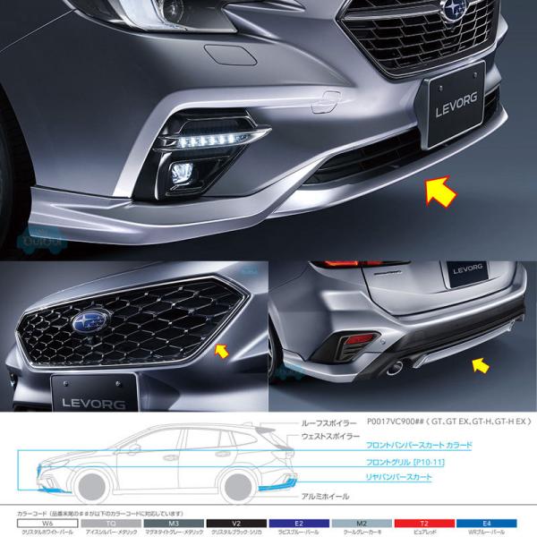 P0017VC900##【スバル純正】【福山通運配送】エアロパッケージ I ※ GT/GT EX/G...
