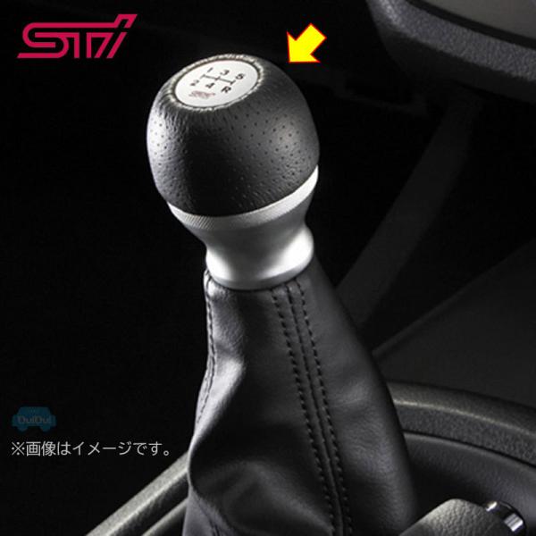 SG117FG015※品薄※【スバル純正】STI シフトノブ(5MT、本革・アルミ)　インプレッサ(...
