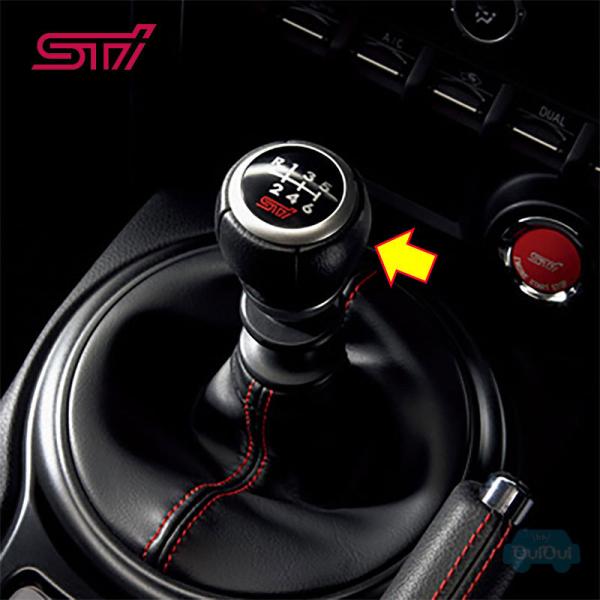 ST35022ST340※品薄【スバル純正】STI ノブ ギヤシフト BRZ(ZC) tS用 本革巻...